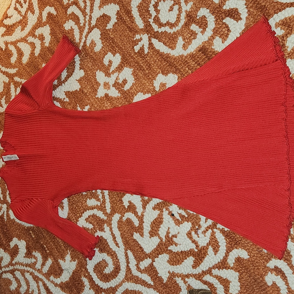 Bec + Bridge red ripped mini dress size 2